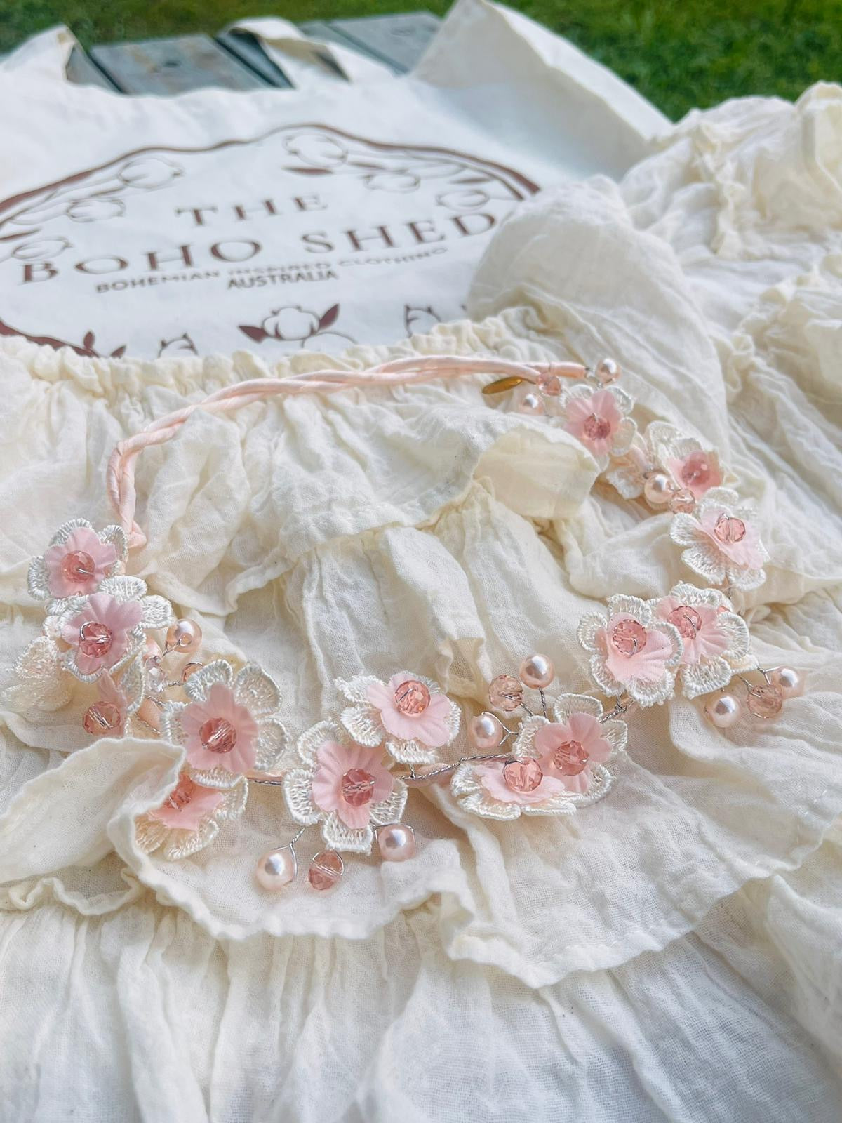 The Boho Headband Pink