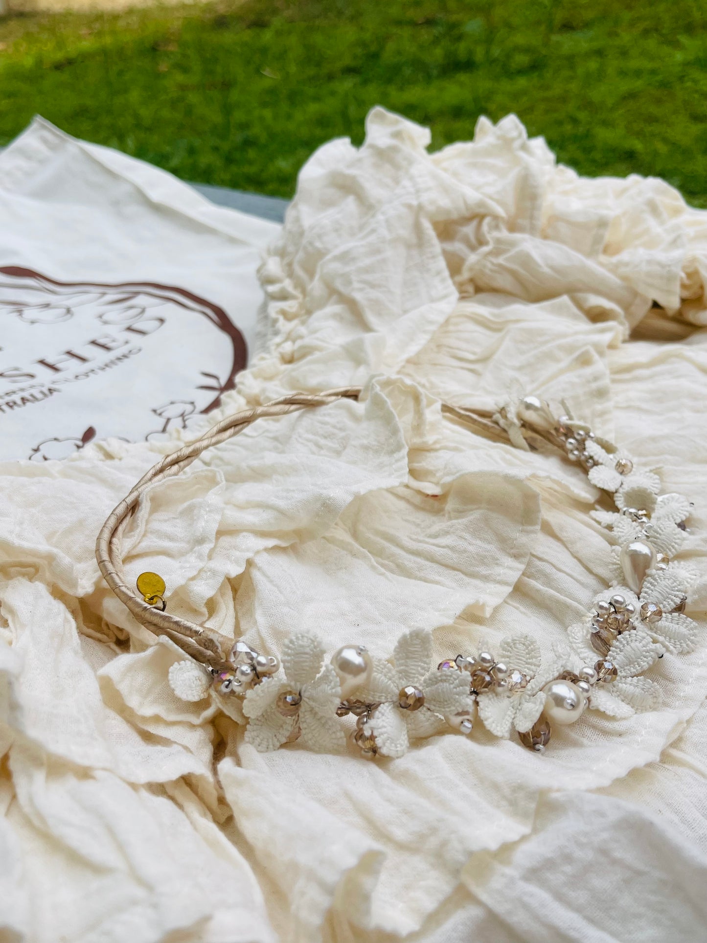The Boho Headband Ivory