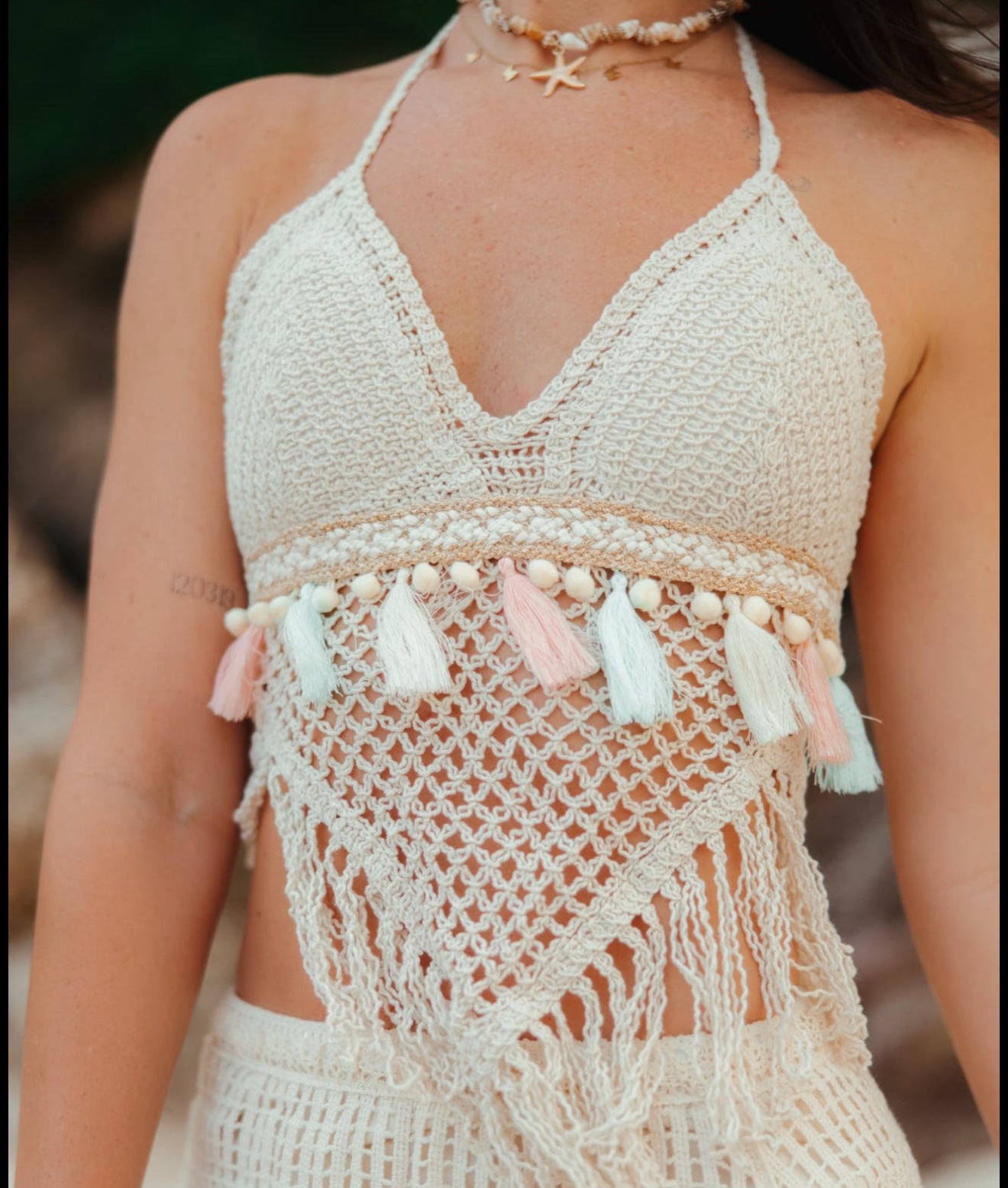 Sorbet Long Tassle Bralette