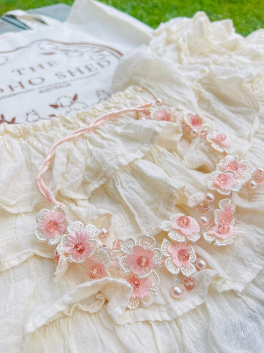 The Boho Headband Pink