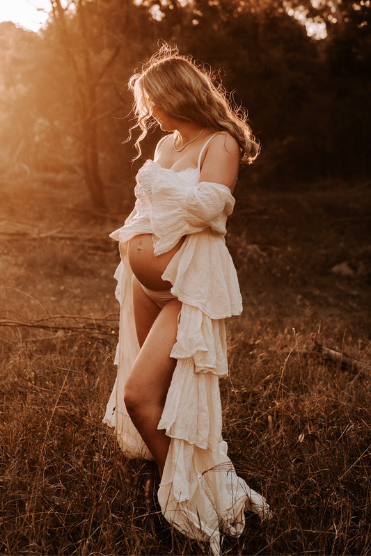 Ruffled Kimono