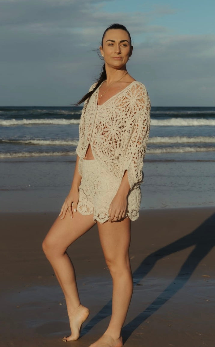 Crochet Button Top