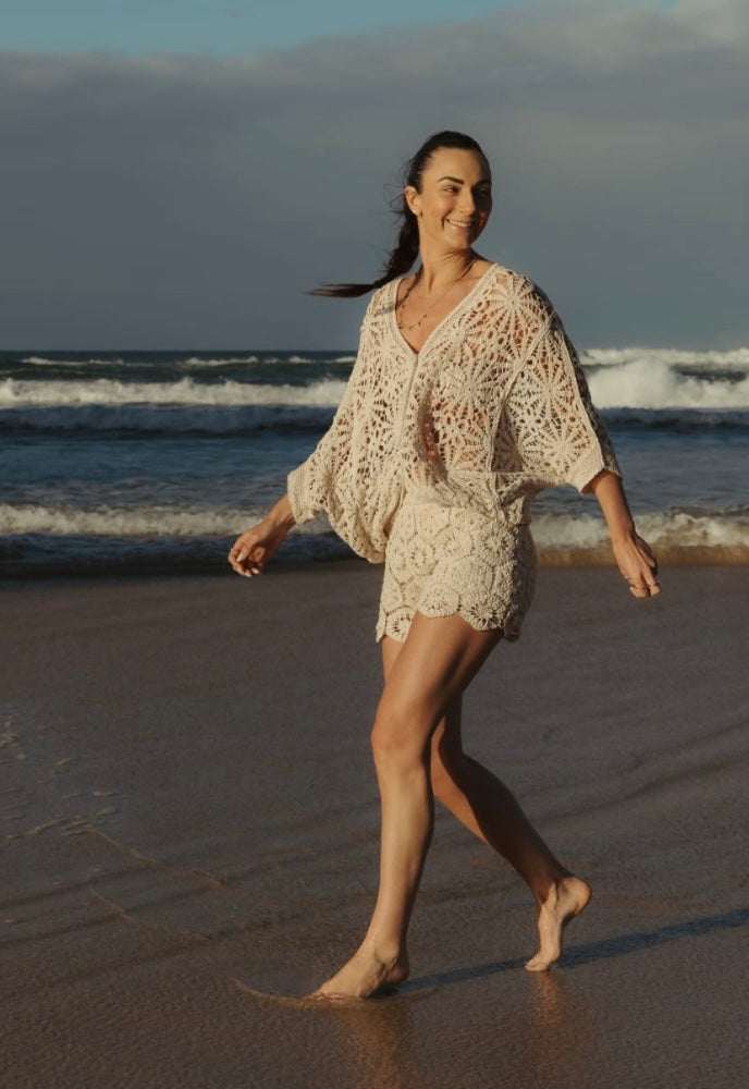 Crochet Button Top