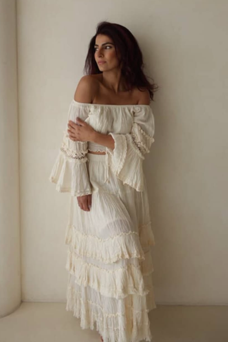 Angelica Top & Retro Fringe Skirt