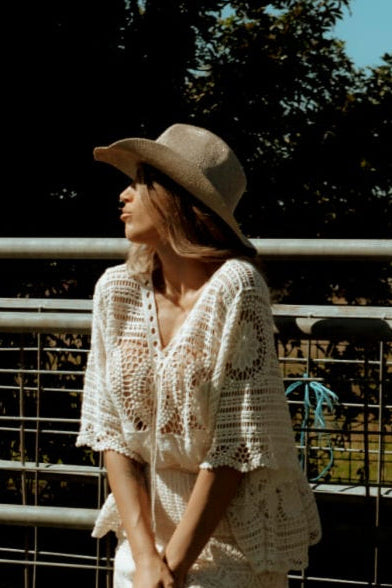 Retro Lace Top